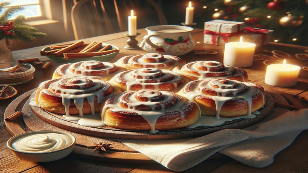 30-Minute Christmas Morning Cinnamon Rolls with Cream Cheese Frosting